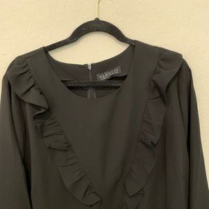 Eloquii Ruffle Shift Dress